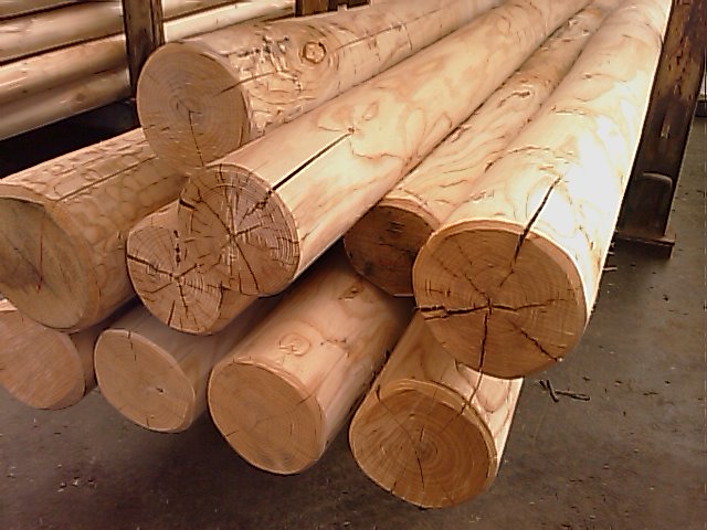 Kastanienholz in Topqualitt fr Pergola oder Zaun.